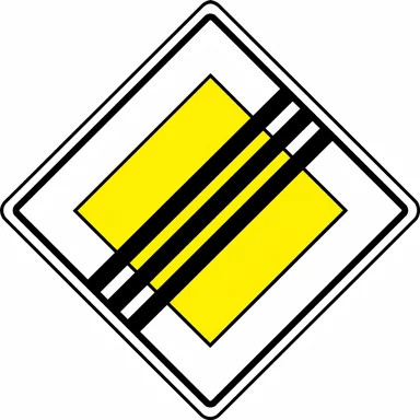 202. дорожный знак «Конец главной дороги»