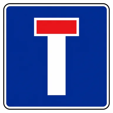 711. дорожный знак «Тупик»