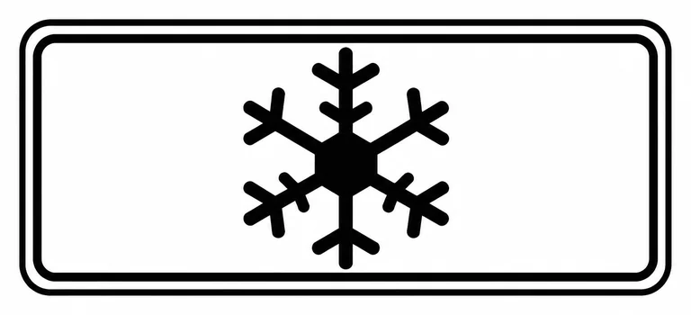 846. дорожный знак «Скользкое покрытие»
